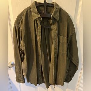 G.H. Bass & Co. Olive Corduroy Shirt
